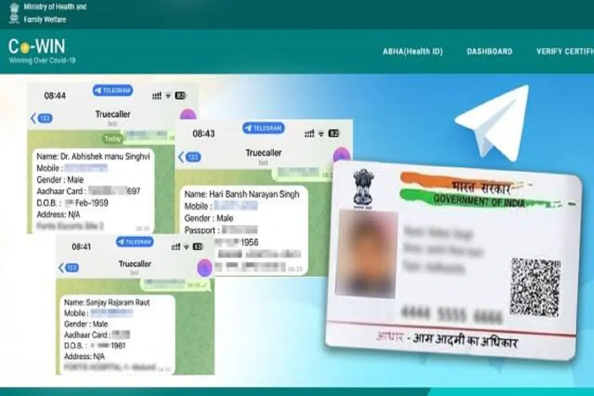 Cyberspace Still Not Safe In India! CoWIN Database Leaked Over Telegram: Reports