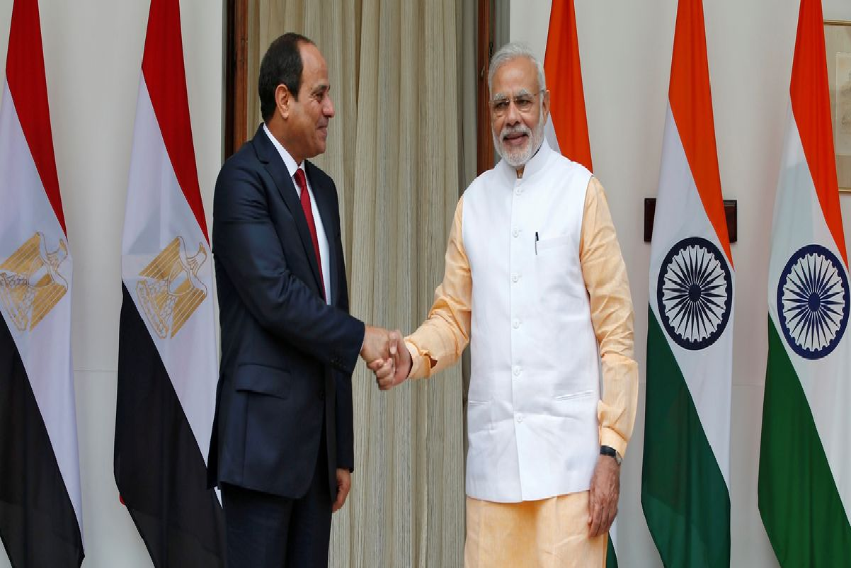 PM Modi-Egyptian President El-Sisi Sign MoU In Cairo