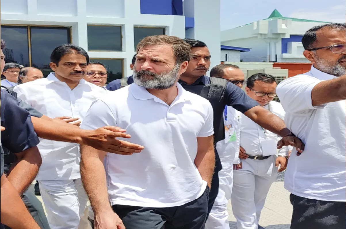 Rahul Gandhi in Manipur