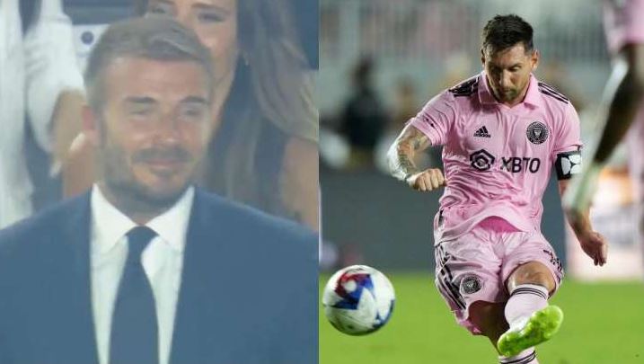 David Beckham Breaks Down In Tears After Lionel Messi Wins On His Inter Miami Debut