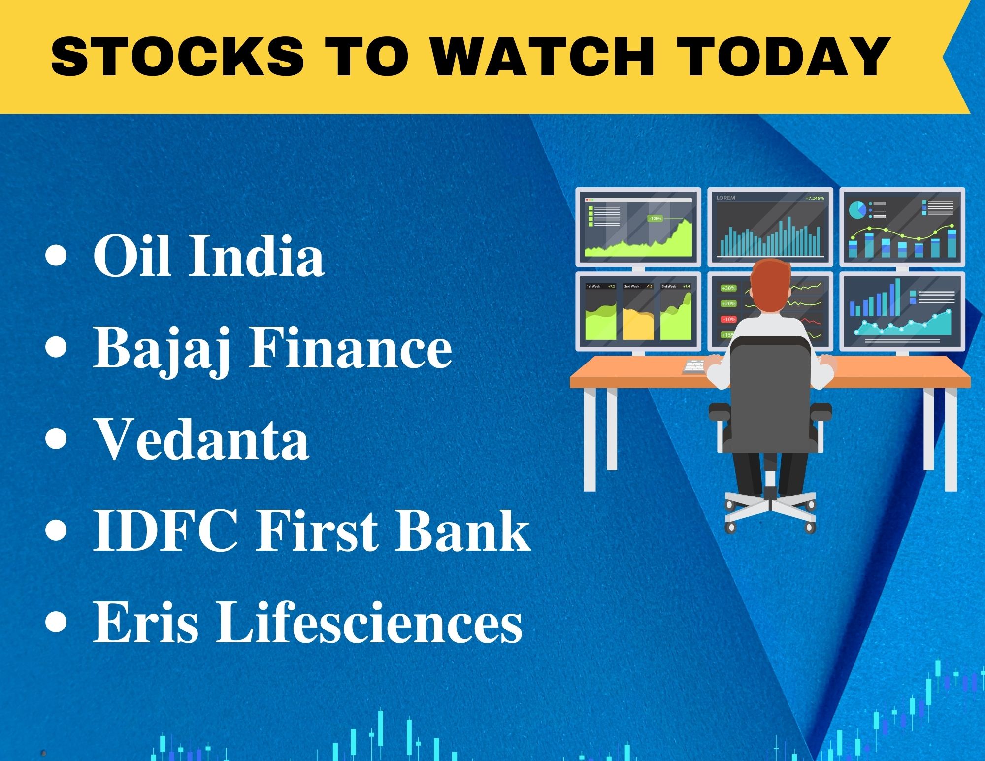 Stocks in News: Oil India, Bajaj Finance, Vedanta and More