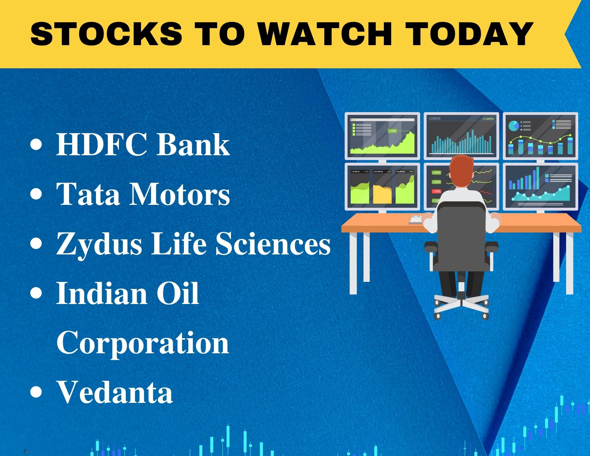 Stocks In News, HDFC Bank, Tata Motors, Zydus Life Sciences And More