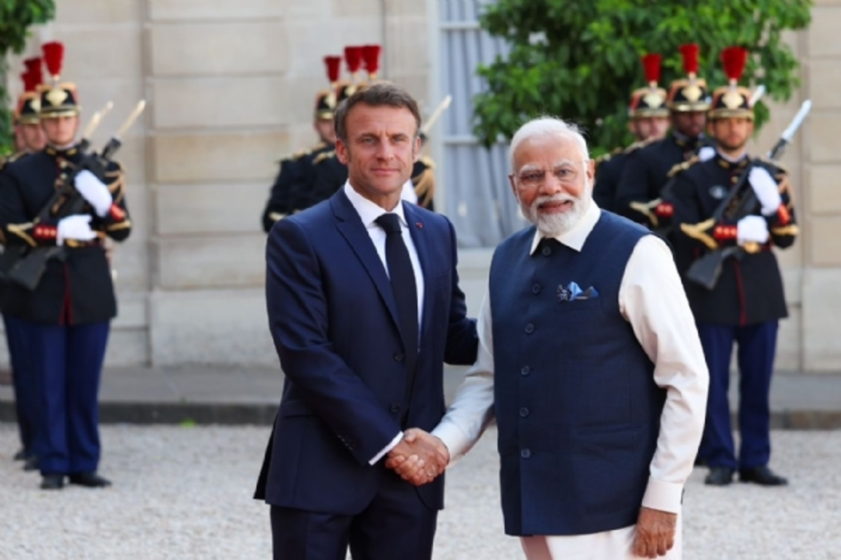 French President Shares Selfie With PM Modi, Says Long Live France-India Friendship