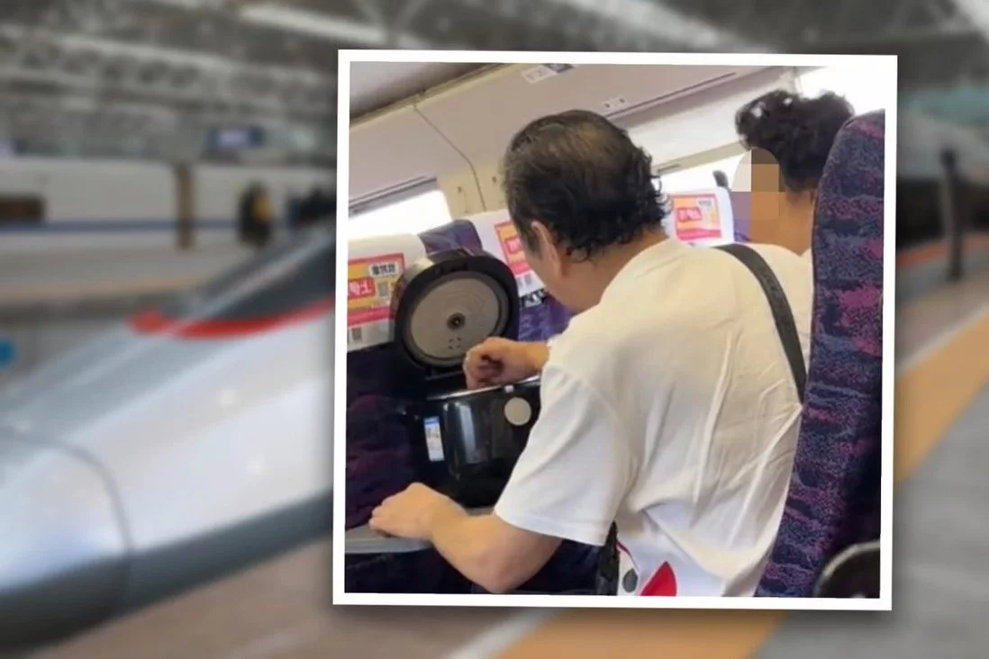 Netizens Shaken By Video Of Chinese Woman Using Rice Cooker On High-Speed Train