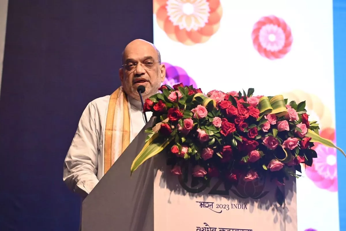 Amit Shah Addresses Inaugural Session Of The G20 Conference On Crime And Security In The Age Of NFTs, AI And The Metaverse