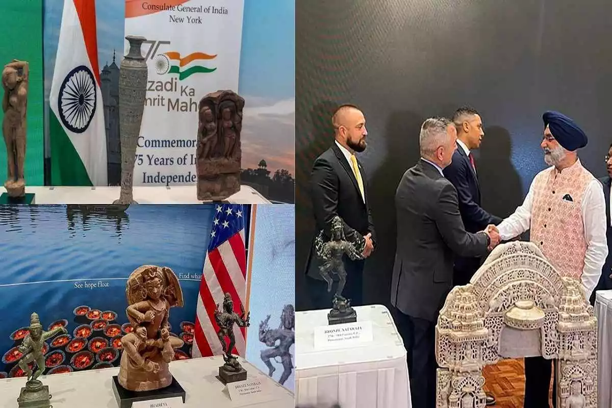 Indian Fidelity Back To The Nation: 105 Antiquities Returned By US Days After Modi’s Visit