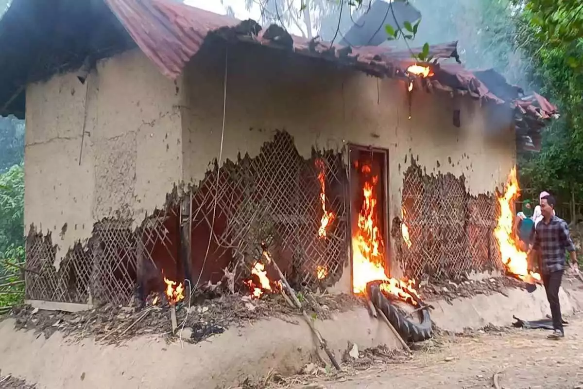 #Manipur Burning