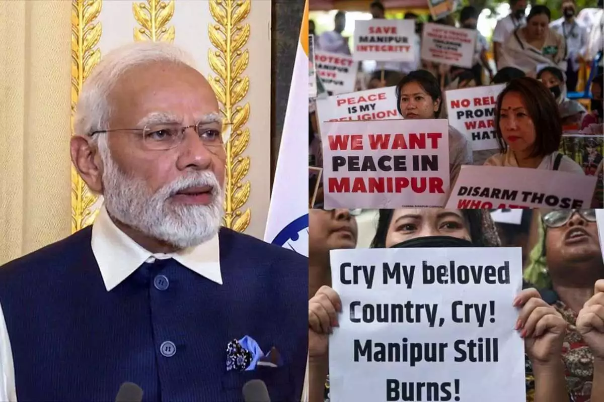 I.N.D.I.A Demands Statement From PM Modi On Manipur Violence