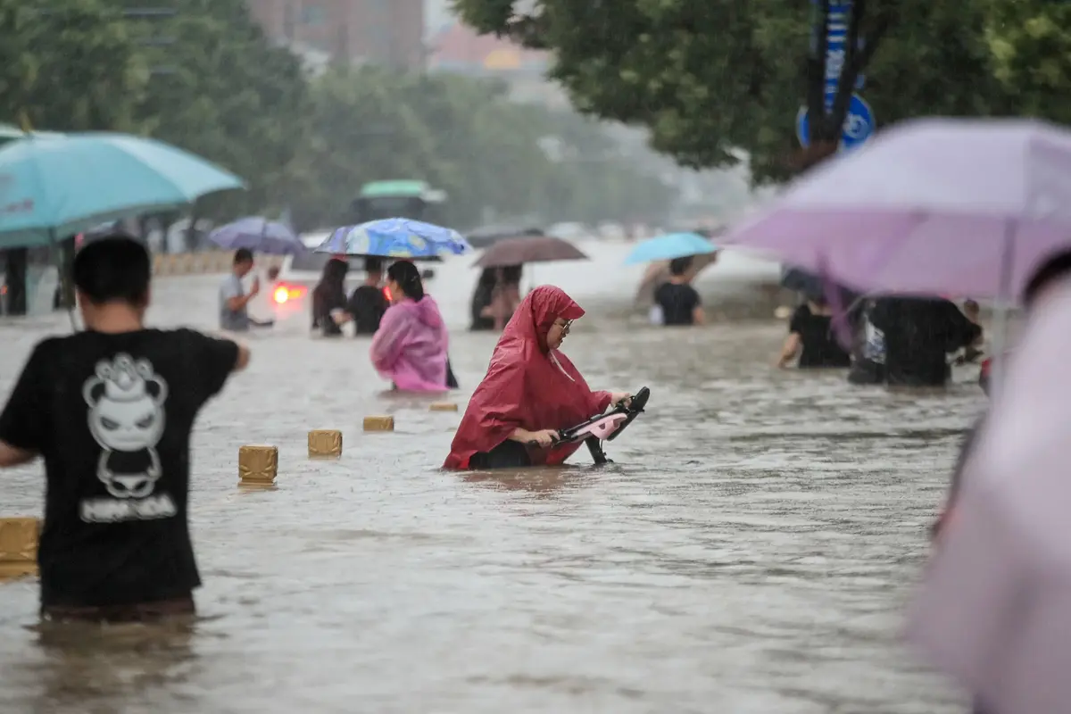 Heavy Rains Caused Flash Floods In Parts Of China, Evacuating Over 2,600 People