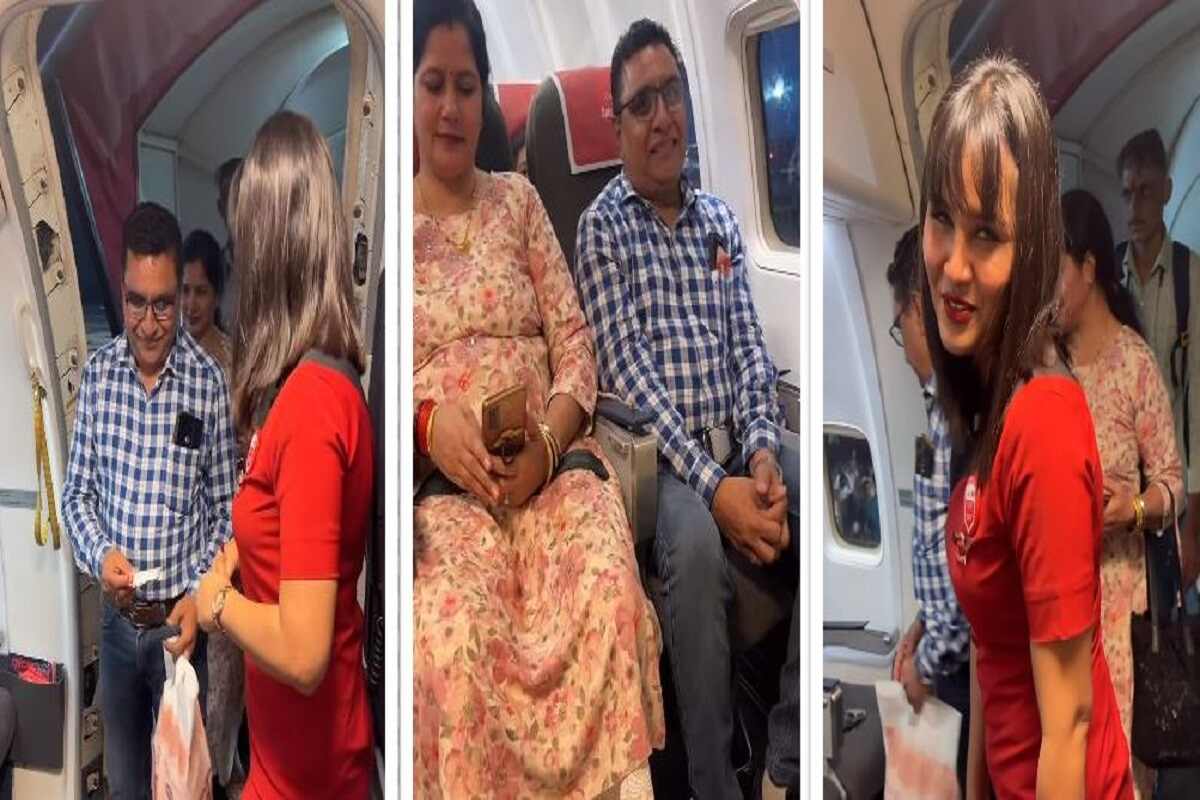 Viral Video: Female Cabin Crew Member Posted Video Of Her Parents Boarding Her Flight