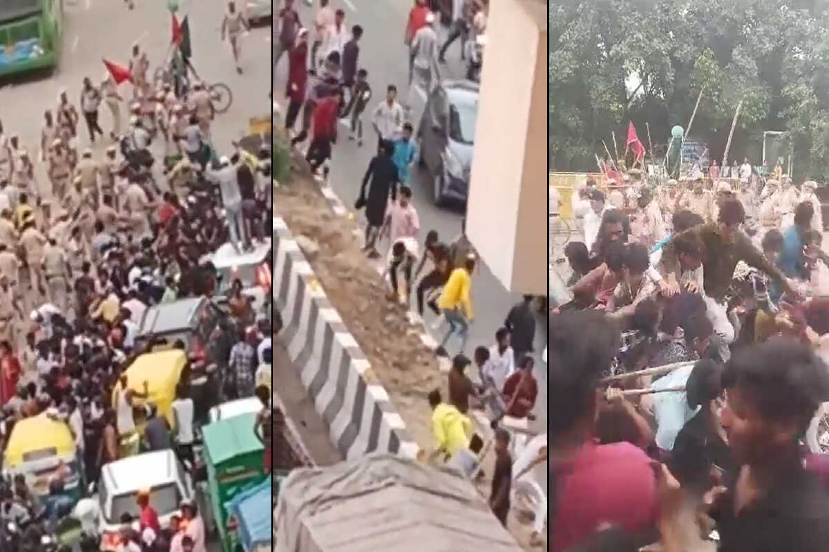 Violent Mob Attacks Police With Swords At Muharram Rally In West Delhi, 6 Arrested
