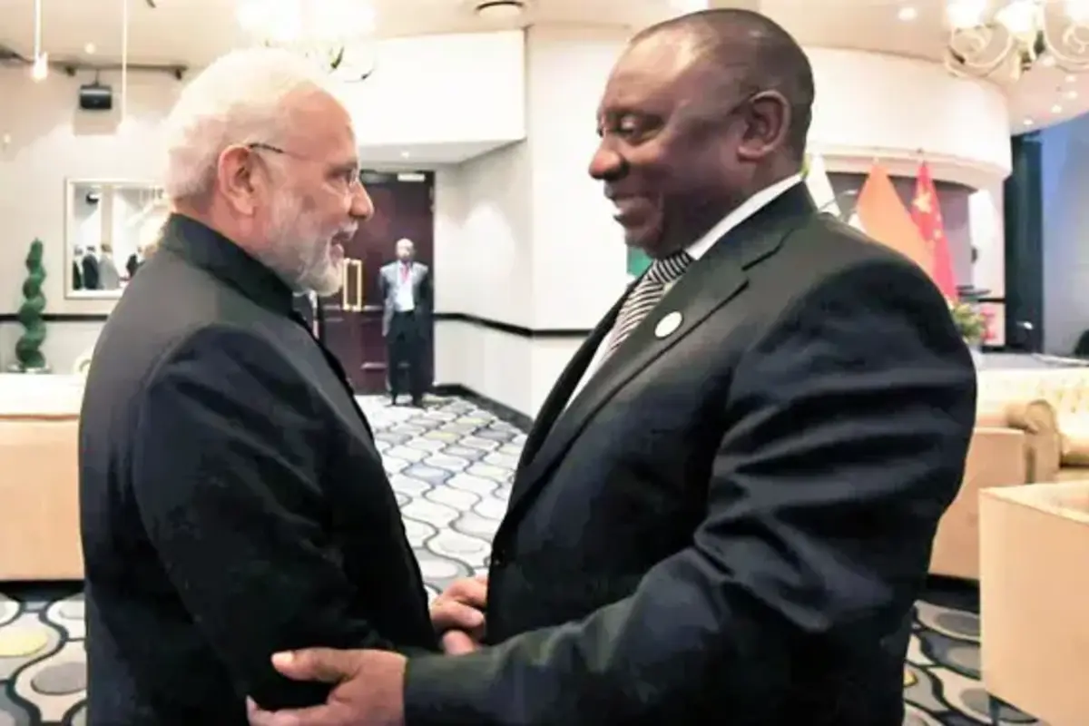 Prime Minister Modi To Attend A Bilateral Meeting With South African President Cyril Ramaphosa