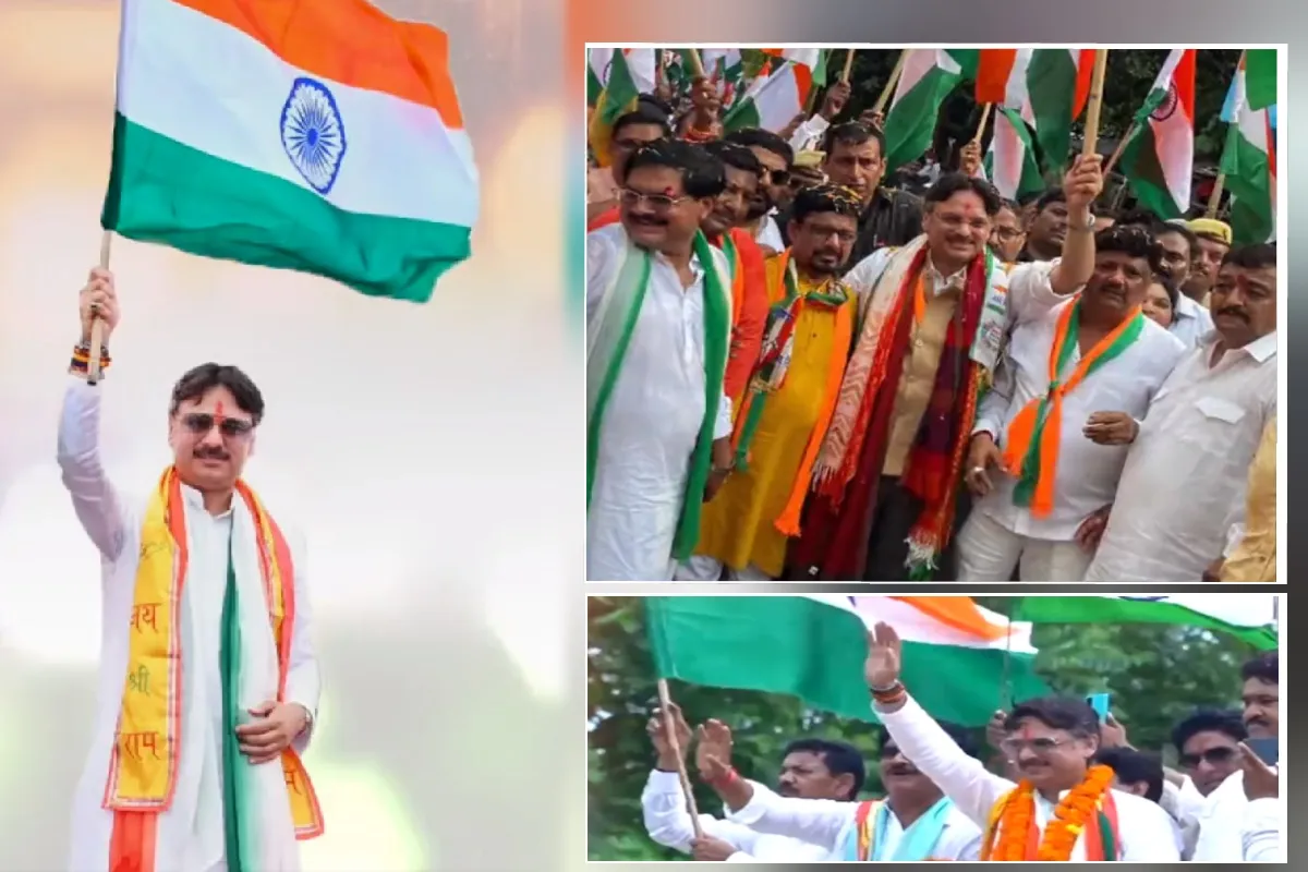Tiranga Yatra: Tricolor Hoisted In Every House In UP On Independence Day! Thousands Of People Celebrated Like This With MLA Rajeshwar Singh, Slogans Of ‘Bharat Mata’ Echoed