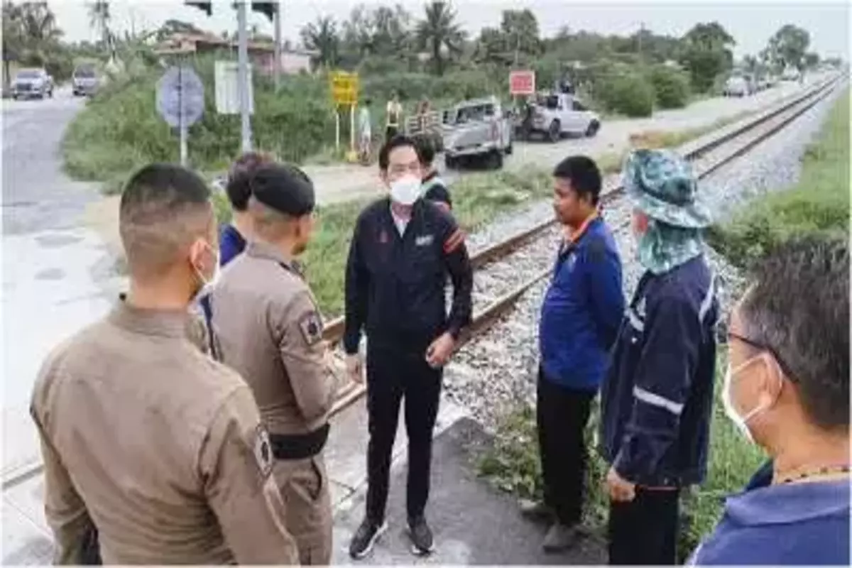 Freight Train Strikes Truck As It Crosses Railway Track In Thailand, Killing 8 People