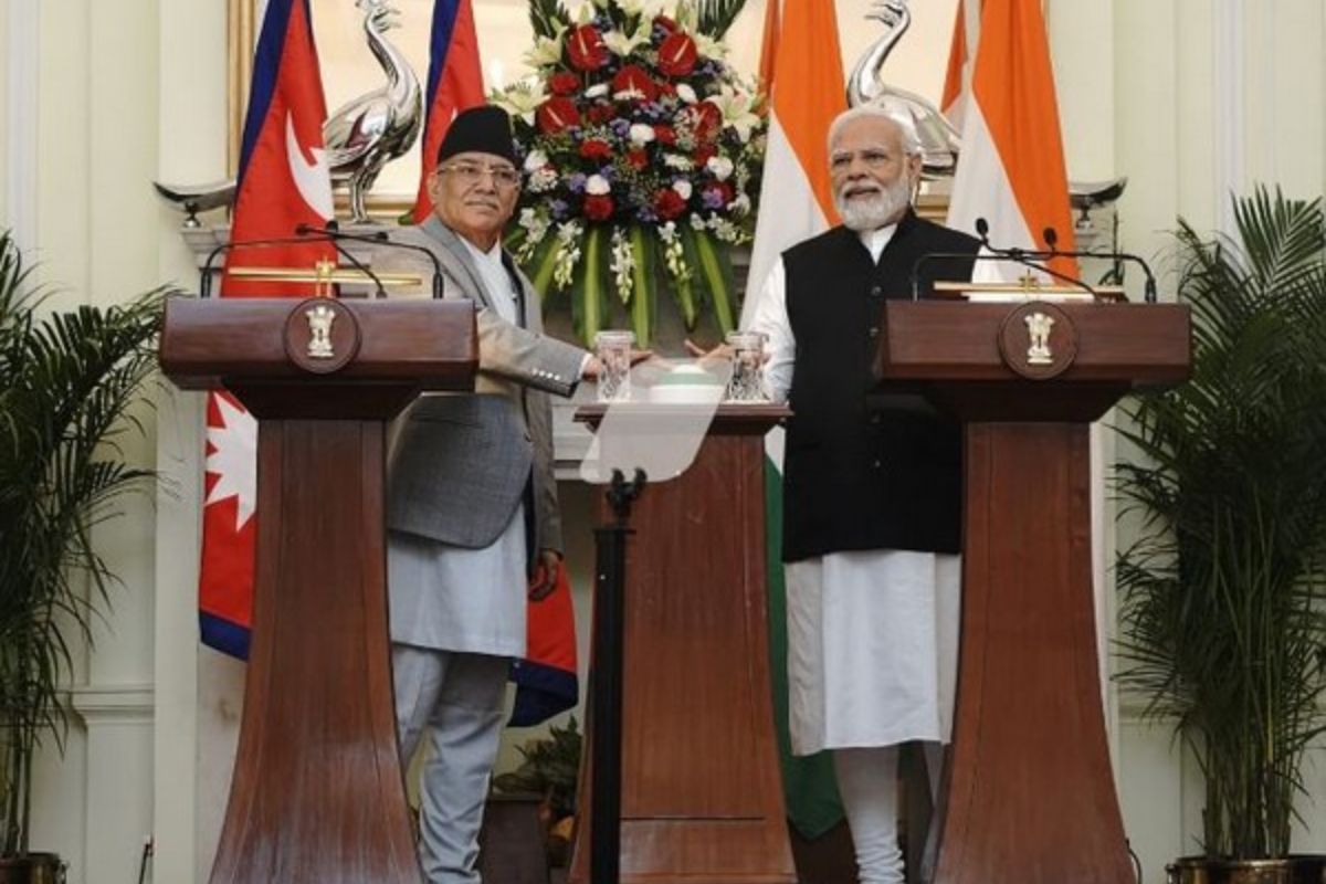 PM Modi, Nepal Counterpart Pushpa Kamal Dahal Reviews Various Aspects Of Bilateral Cooperation