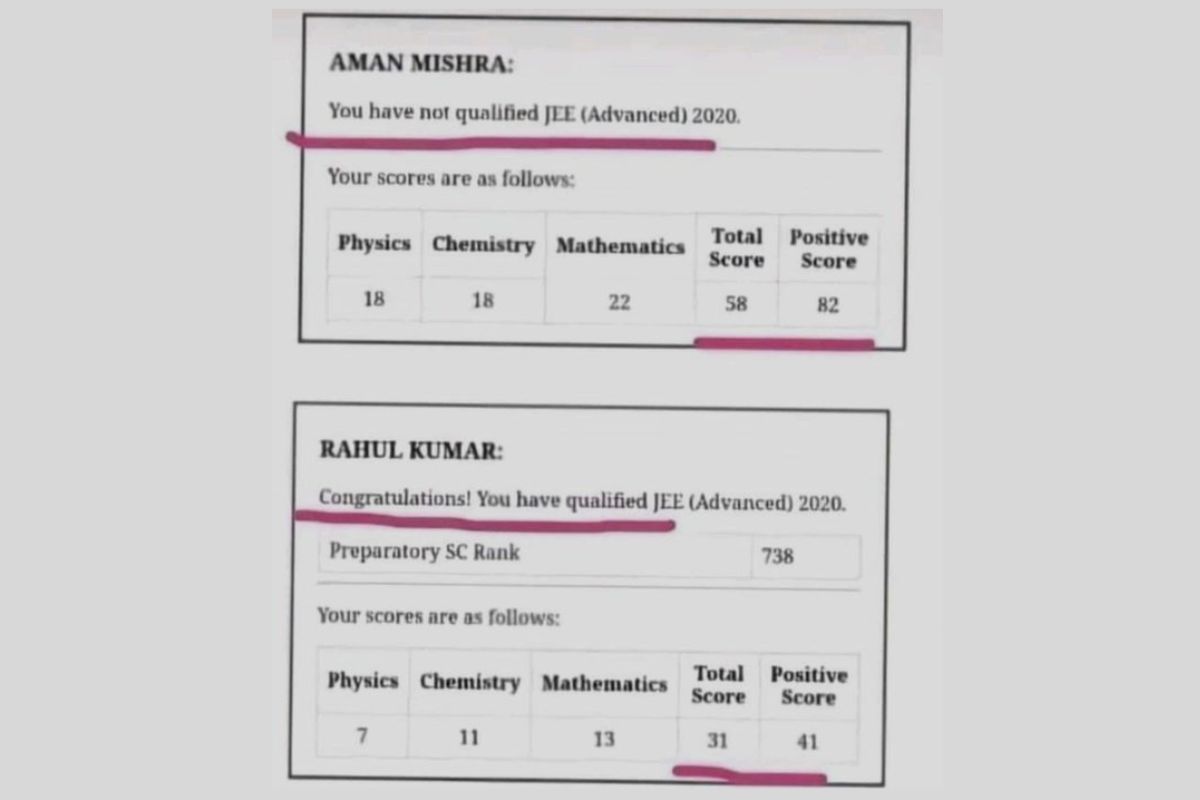 Student Scoring Double Marks Than Selected Candidate Couldn’t Get Into IIT, Users Reveal Their Pain