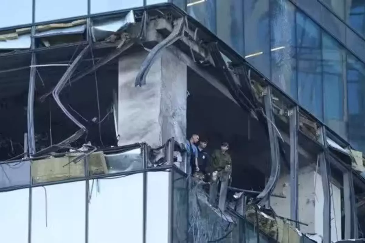 Drones Attack High-Rise Building In Moscow