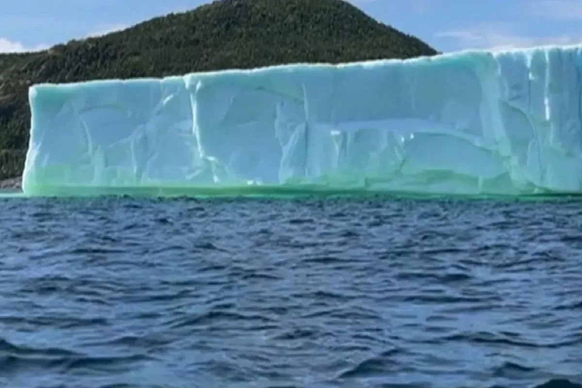 Giant Iceberg Approaching Canadian Island Of Newfoundland Stuns Netizens