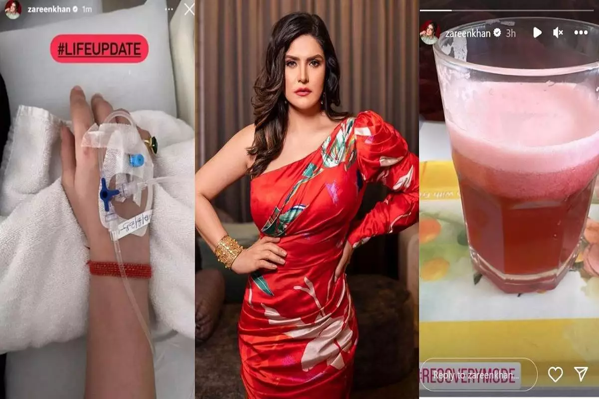 Zareen Khan Gets Hospitalized Due To Dengue, Actress Shares Update About Health