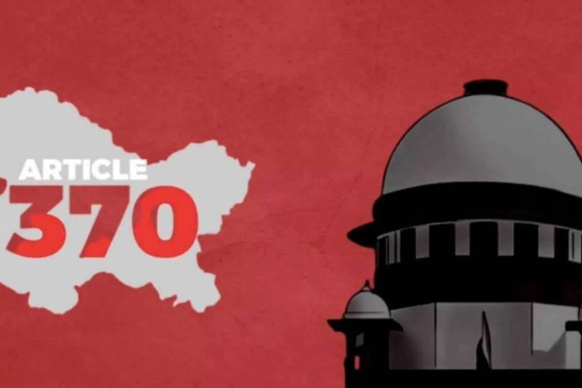 Striking Remark From Supreme Court: Article 370 Was Never Intended To Be Permanent