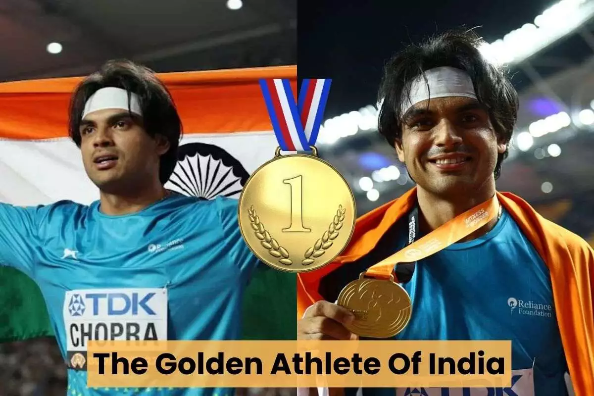 The Golden Athlete Of India Neeraj Chopra Becomes First Indian To Bag Gold Medal At World Athletics Championship