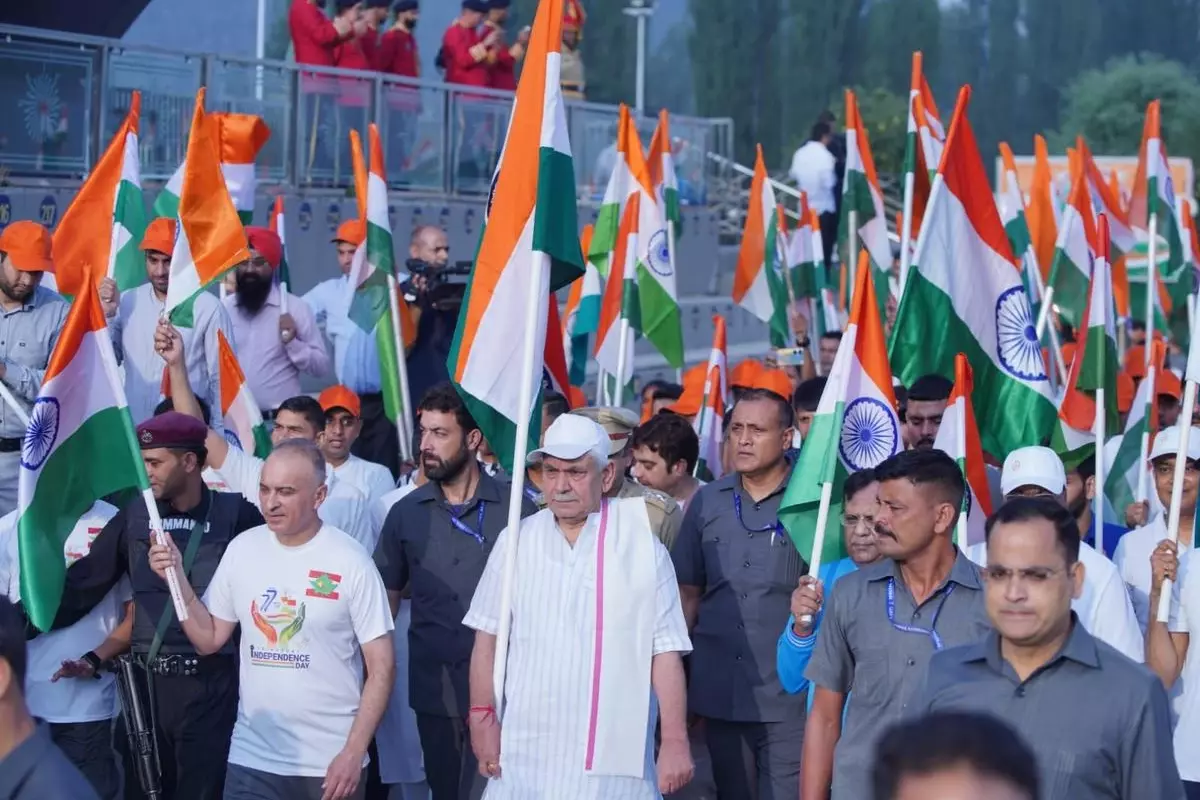 Huge ‘Tiranga’ Rally Held In Shopian, J&K: Watch Video Here