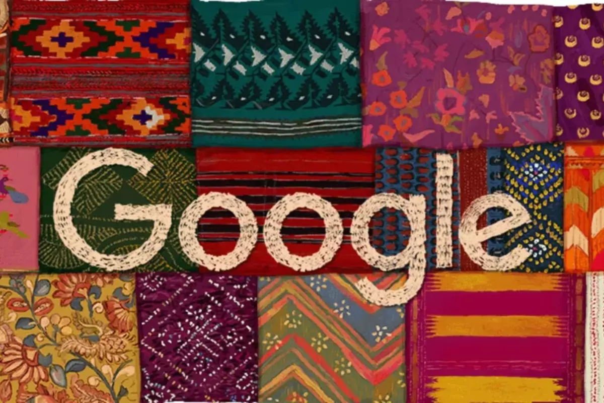 Google Doodle Honored India On Independence Day: Showcased Textile Traditions Of The Nation