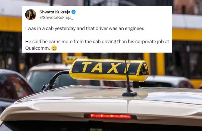 Engineer Turned Cab Driver,  Claims He Earns More By Driving Than His Corporate Job