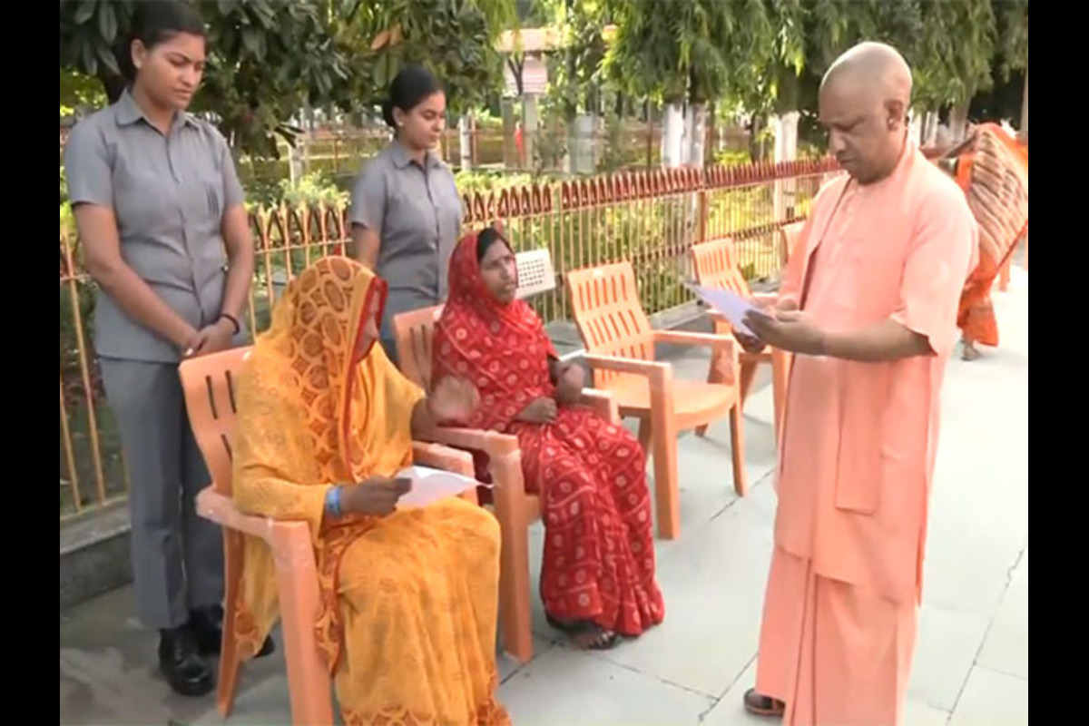 Yogi Adityanath Holds Janata Darshan In Gorakhpur, CM Says, “State Government Stands With Needy”