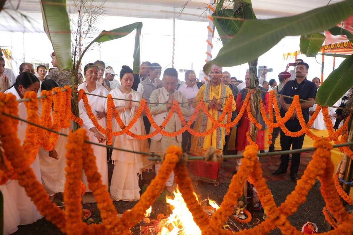 Trust Holds Bhumi Puja Ceremony For ‘Shivamani Dham’ In Debrung, Namchi