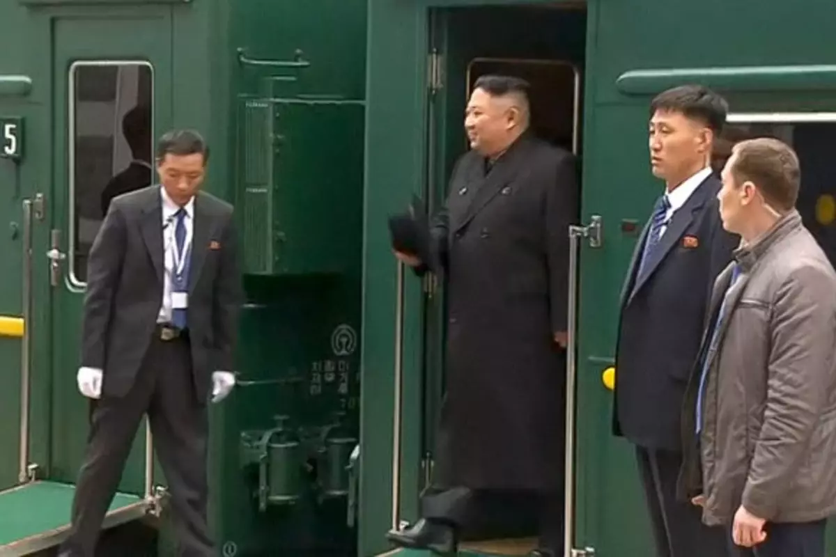 North Korean Leader Kim Jong Un Arrives In Russia For A Weapons Summit With Russian President Vladimir Putin