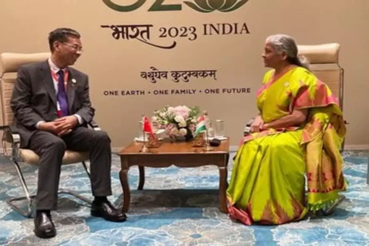 FM Sitharaman Speaks With Her Chinese Counterpart Liu Kun About G20-Related Issues