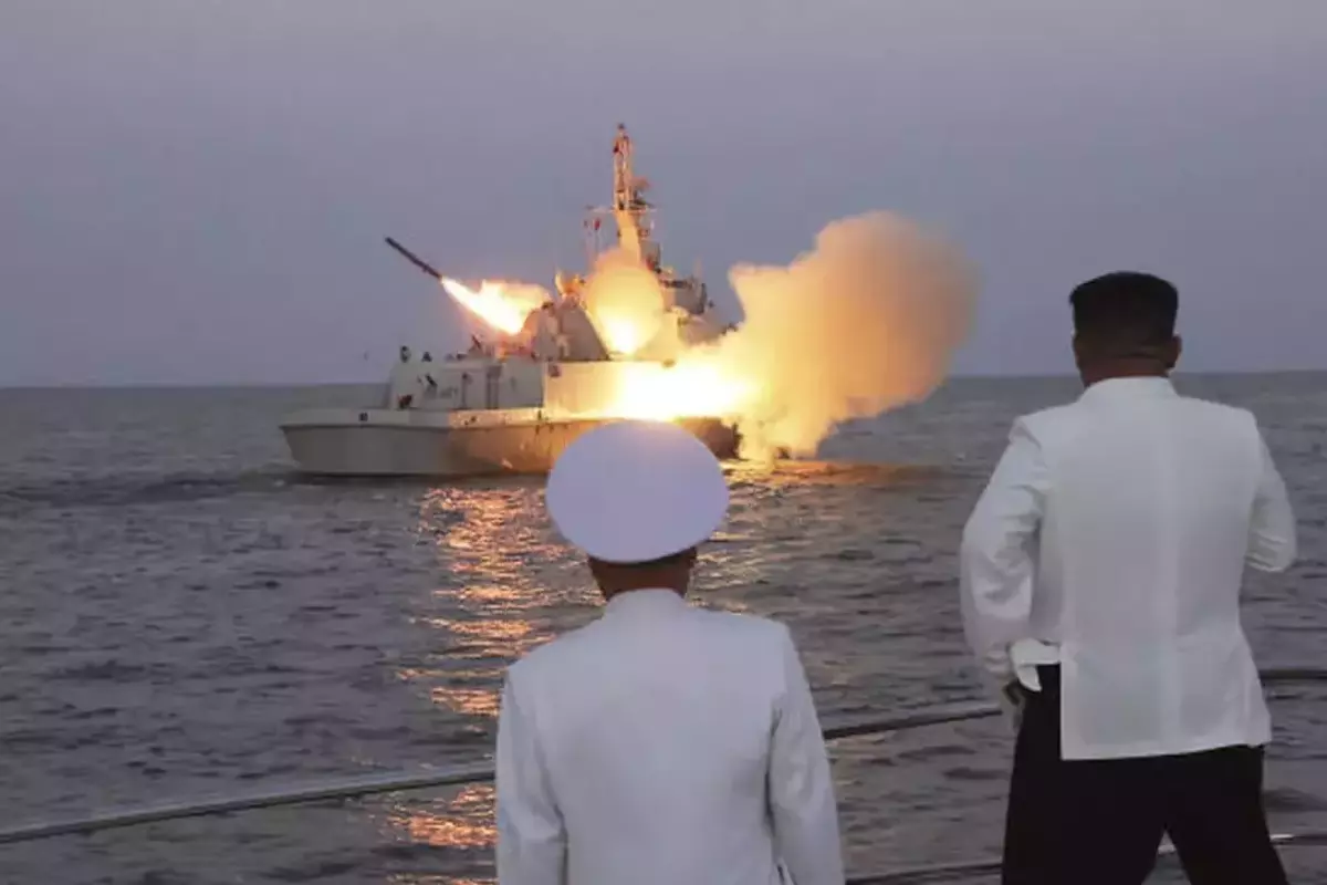 North Korea Launches Cruise Missiles Into The Ocean