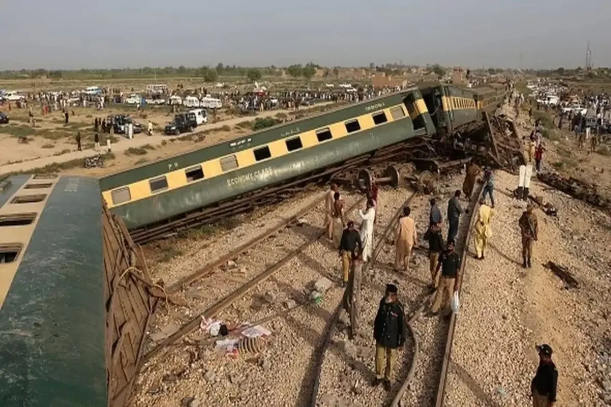 A Train Collision In Pakistan’s Punjab Province Left At Least 31 People Hurt