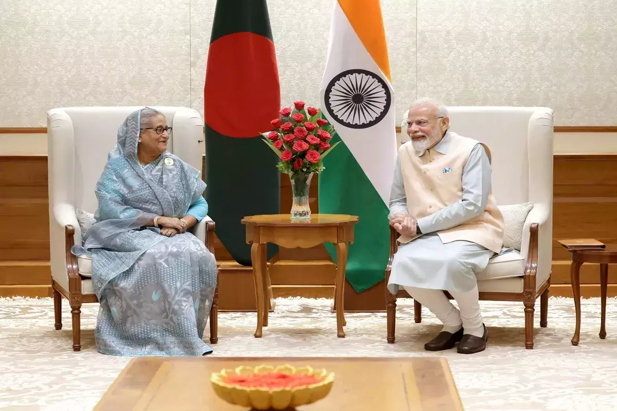 Discussions Between PM Modi and Bangladesh PM Sheikh Hasina