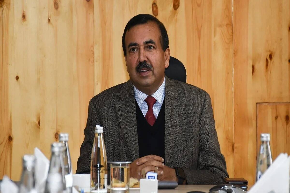 State Election Commissioner, UT Ladakh Sudhanshu Pandey Chairs Meeting On Electoral Rolls, Delimitation And Panchayat Elections