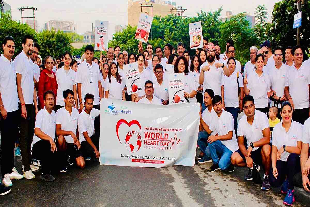 Felix Hospital Organizes Walkathon On World Heart Day