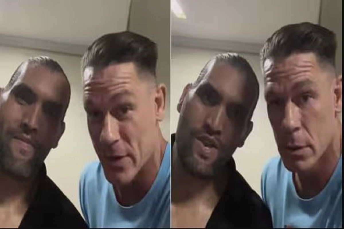 Great Khali teaches John Cena Hindi