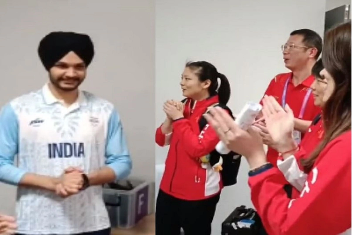 Heartening Scenes For India’s Sarabjot In Asian Games Medal Ceremony As Chinese Shooters Sing, DJ Plays ‘Happy Birthday’