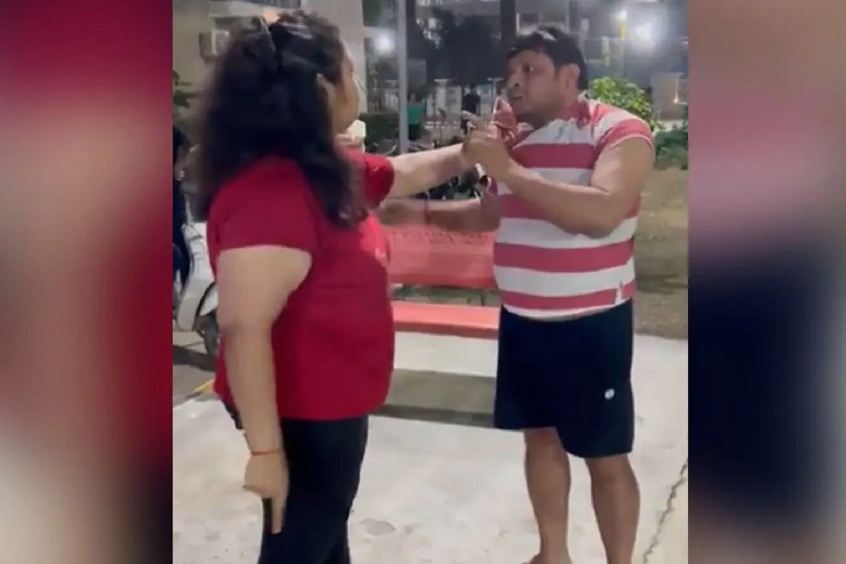 Noida Woman Slaps Man Over Missing Dog Poster, Grabs His Collar, Watch HERE