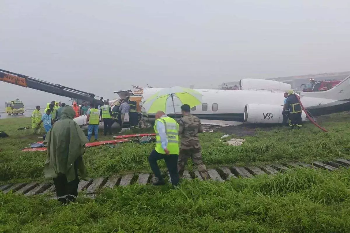 8 Hurt Ahead Of Private Plane Crash At Mumbai Airport