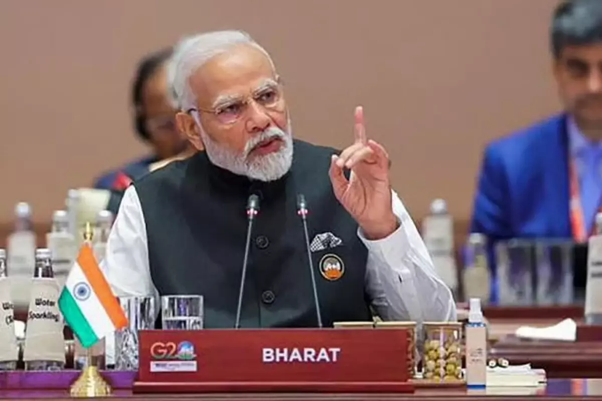 India Replaced By ‘Bharat’ On Nameplate As Modi Addresses G20 Summit