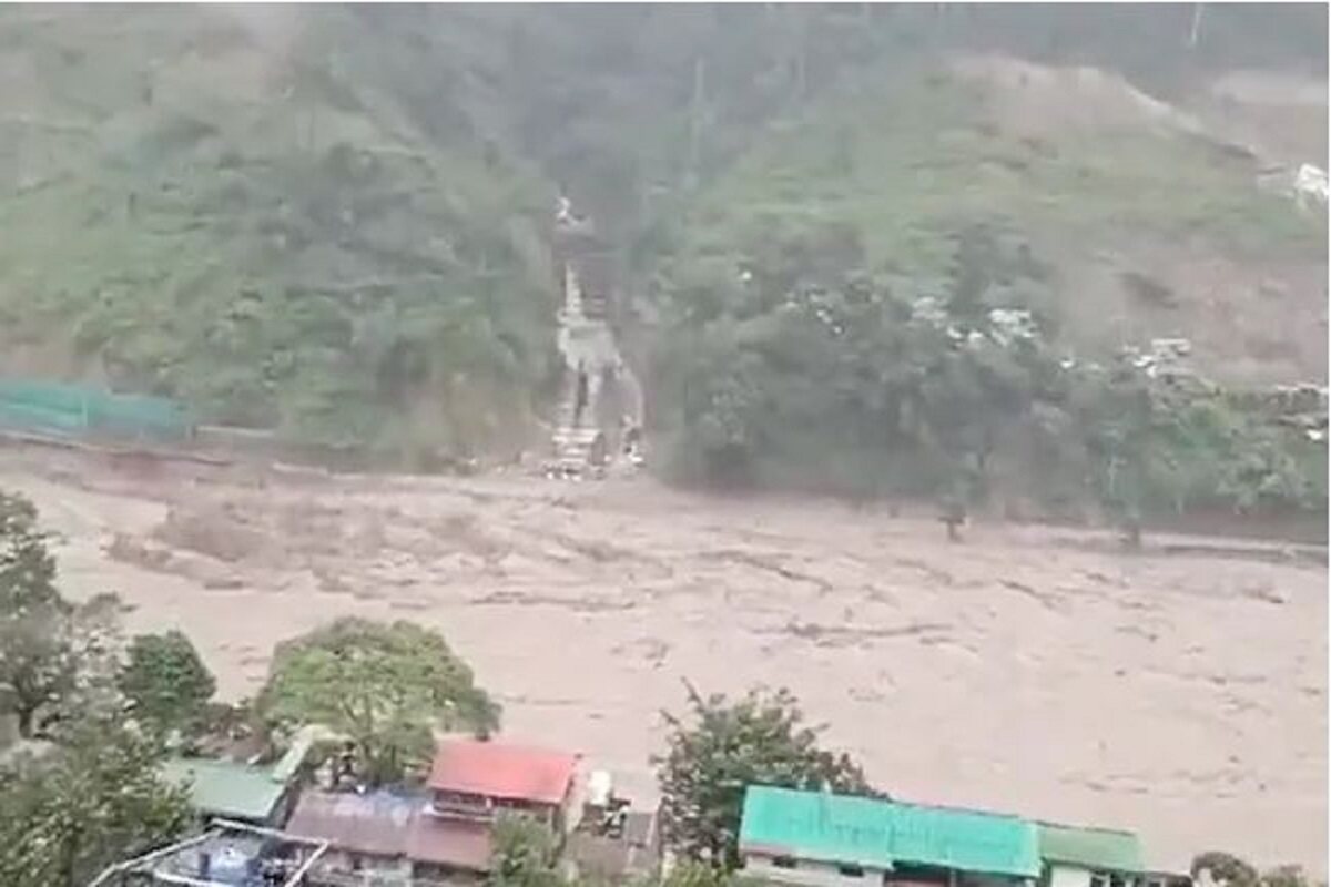 Sikkim Ravaged By Flash Floods After Cloudburst, National Highway Suffers Severe Damage