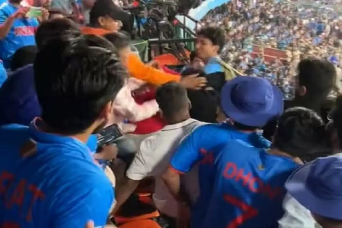 Unusual Cricket World Cup Experience: Fights And Hair-Pulling Caught On Viral Video