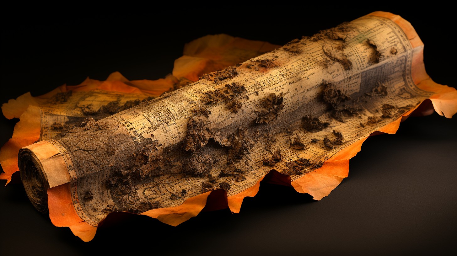 AI Reads Ancient Scroll Charred by Mount Vesuvius in Tech First