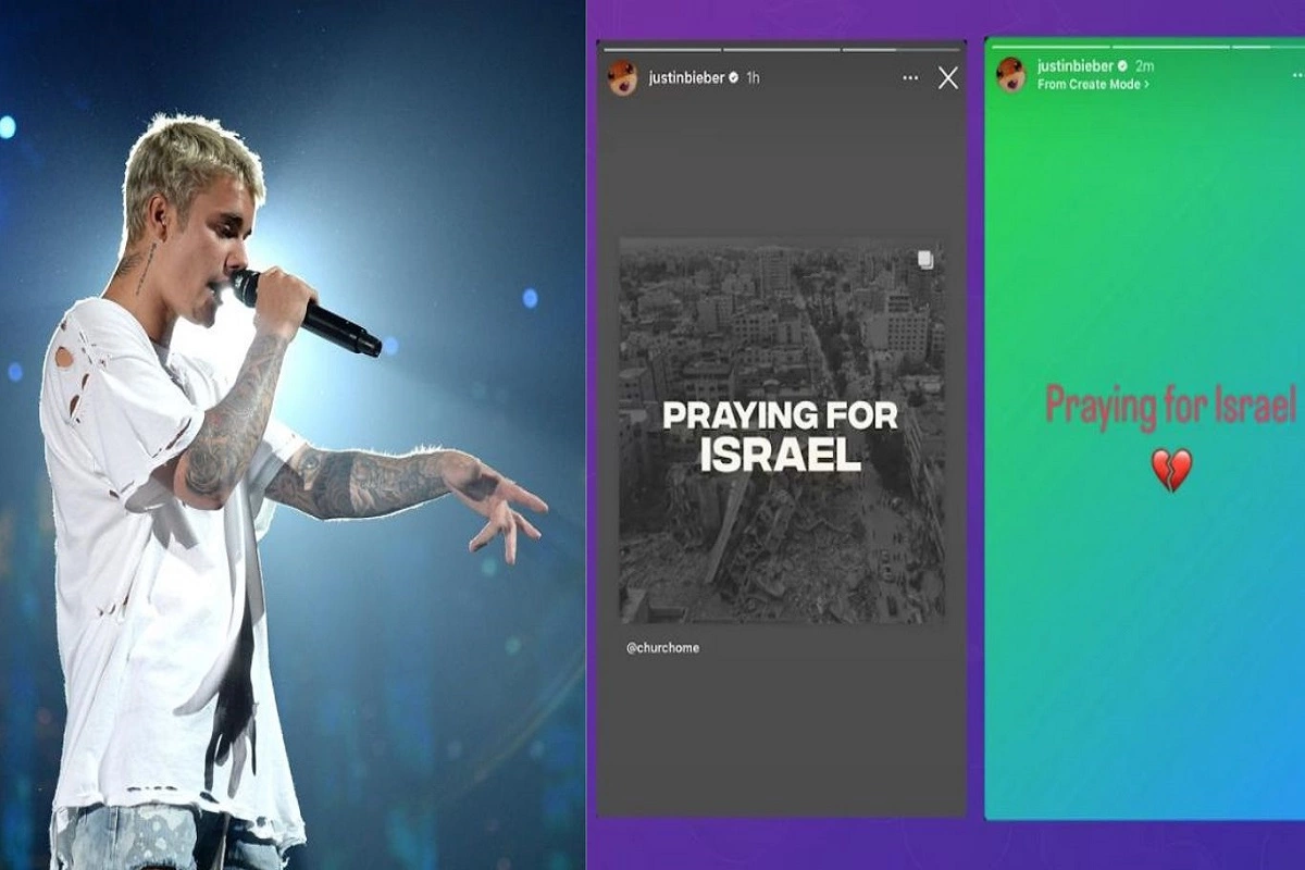Justin Bieber posts ‘Praying for Israel’ over a photo of Gaza and later deletes it, See here
