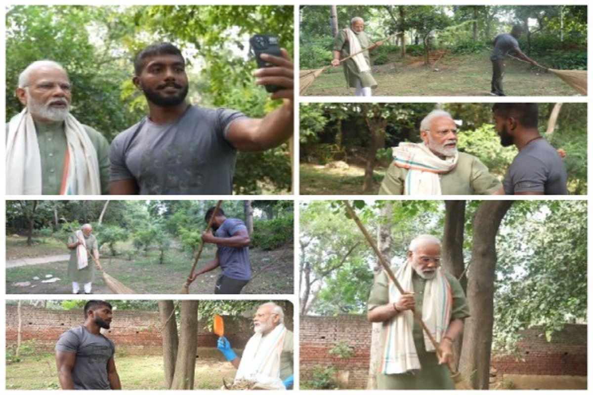 PM’s Cleanliness Partnership With Wrestler: “Swachh, Swasth Bharat Vibe”