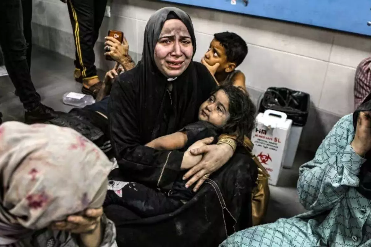 Horrific day in Gaza: Airstrike on hospital in Palestine kills 500