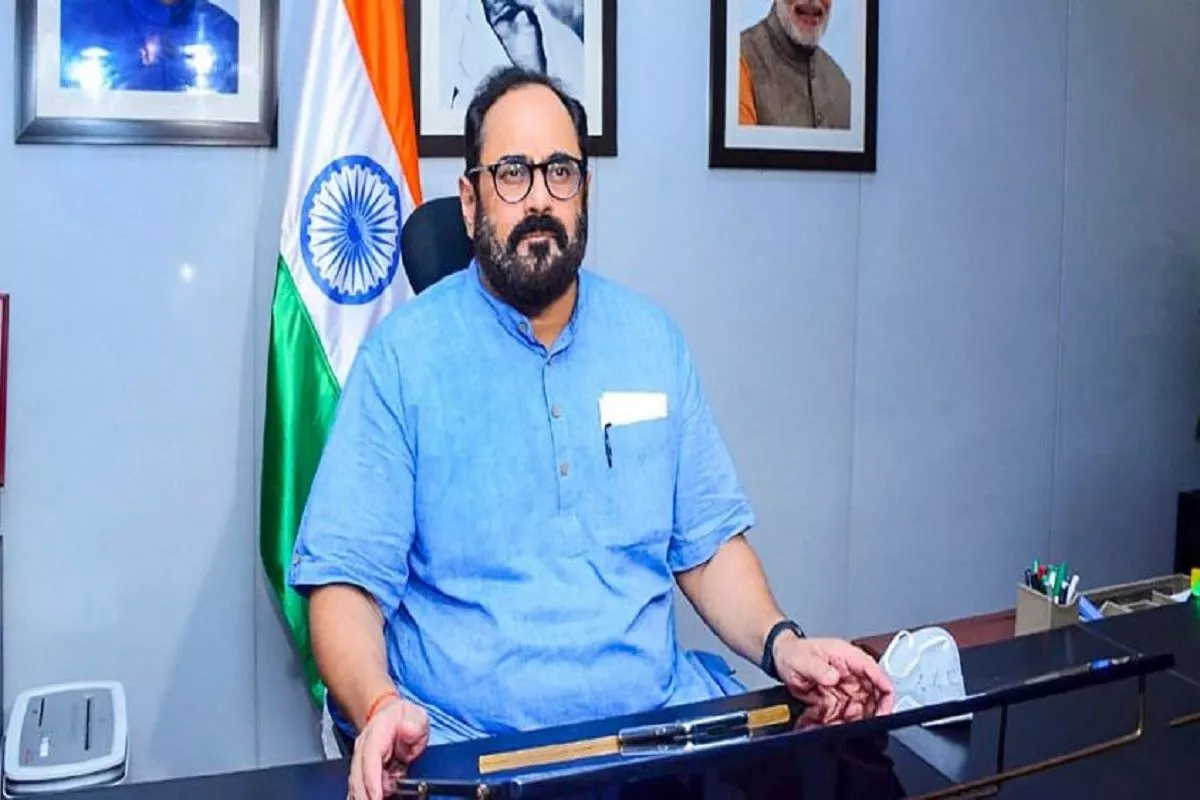 Union Minister for Electronics and Information Technology Rajeev Chandrasekhar