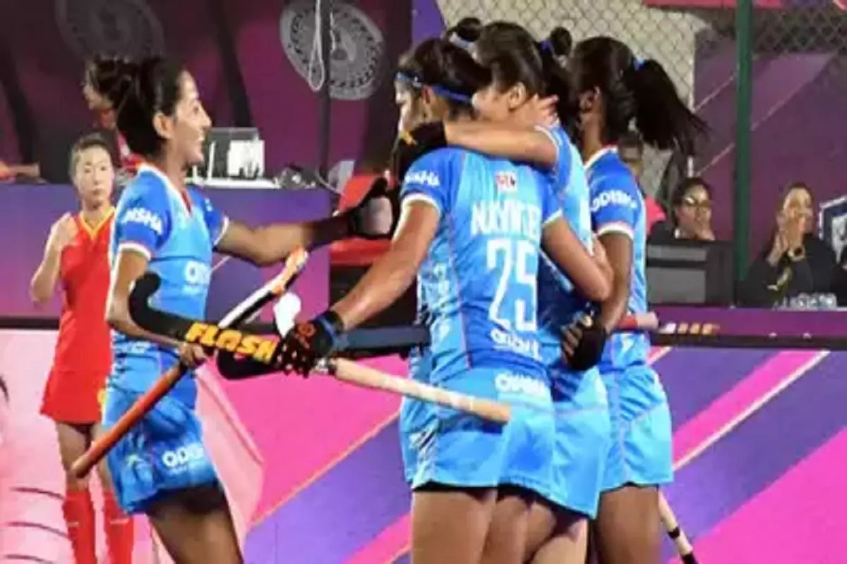 In the women’s Asian Champions Trophy, India defeats China 2-1